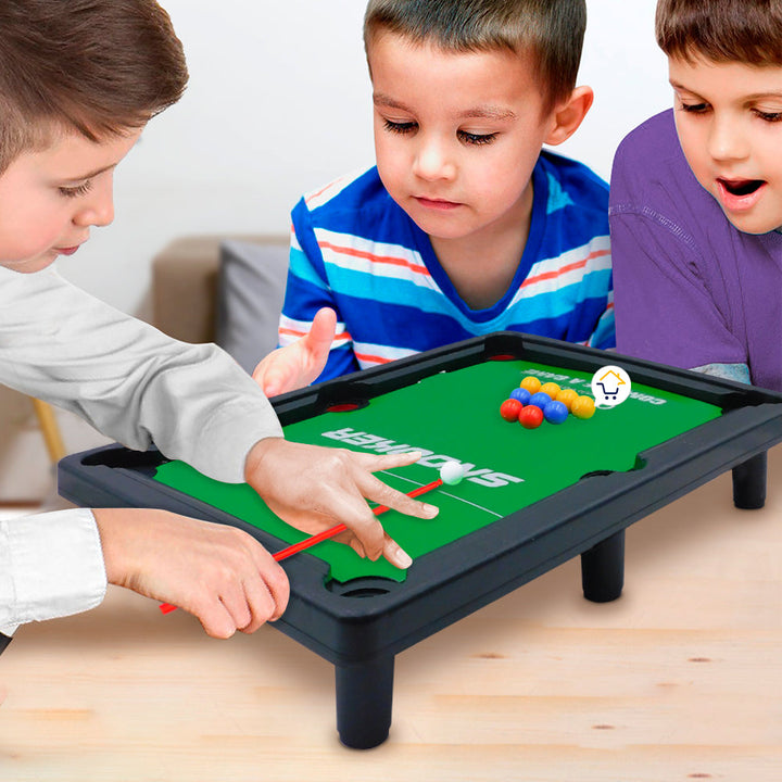 Mesa De Billar Pool Mini Juego De Mesa Infantil Lt-8807