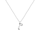 Cadena Con Dije Baño De Oro Collar Inicial Letra Colgante CBF01