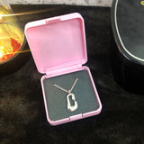 Cadena Con Dije Baño De Oro Collar Inicial Letra Colgante CBF01