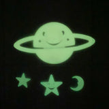 Planeta y Estrellas Luminosas Fluorescentes Cielo Noche AF-006