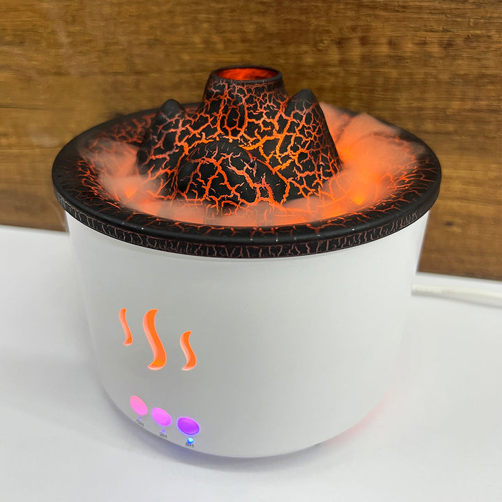 Humidificador Volcán 3D Difusor De Aroma LED KP-6501