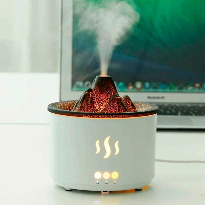 Humidificador Volcán 3D Difusor De Aroma LED KP-6501