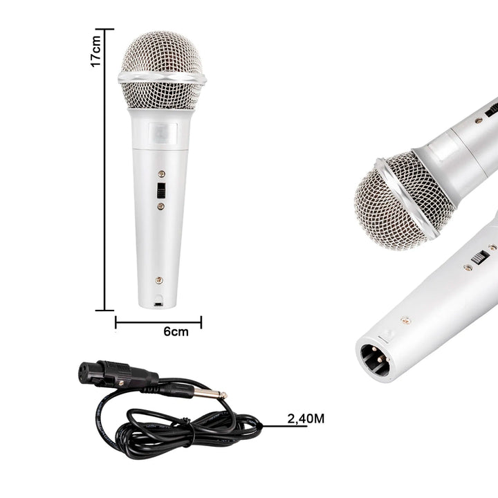 Micrófono Alámbrico Profesional Dinámico karaoke DM-401