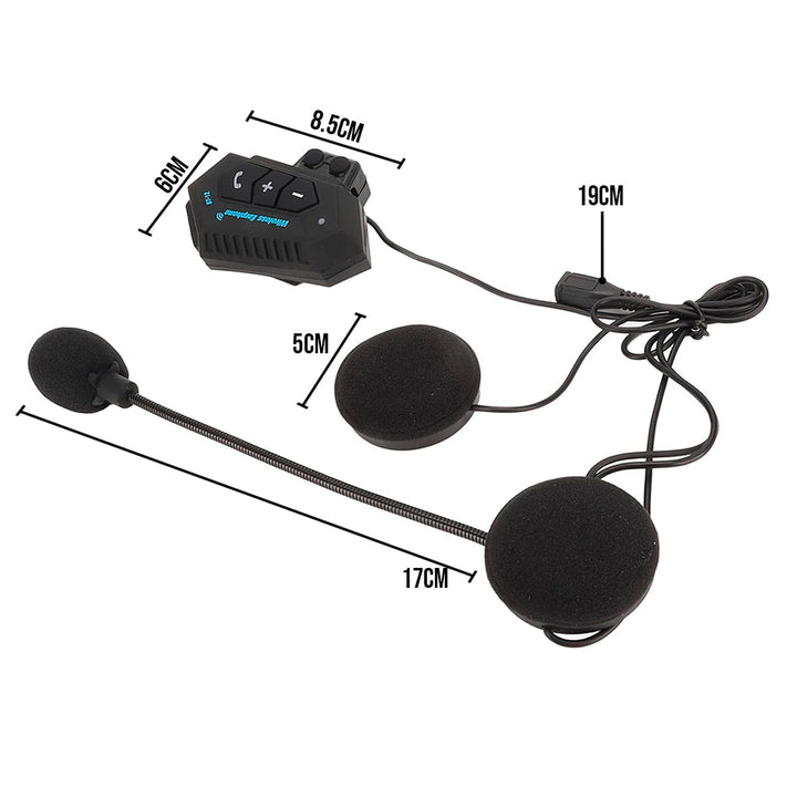 Intercomunicador Casco Moto Bluetooth Auricular Llamadas BT-12