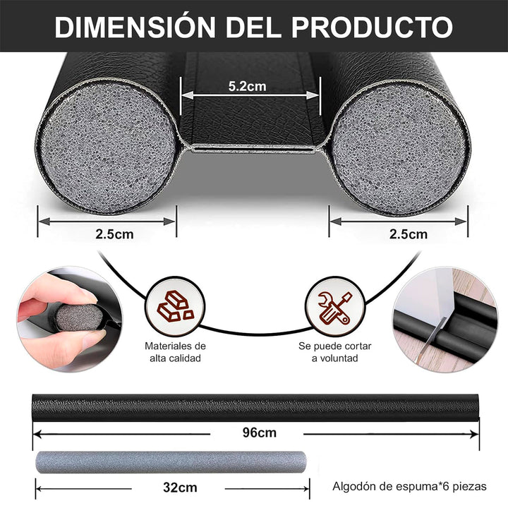 Tapón Puerta Burlete Protector Universal Espuma 215006