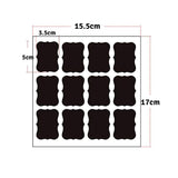 Etiquetas Autoadhesivas x24 Stickers Marcador Pegatinas Organizadoras TL-4900