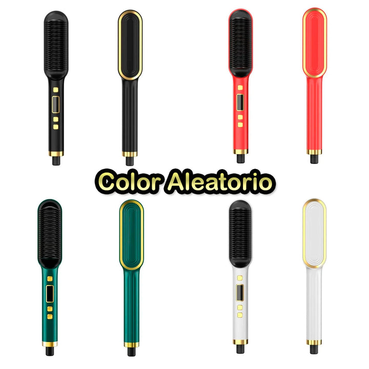 Cepillo Alisador Eléctrico Plancha Cabello Temperatura ajustable JPVI-01