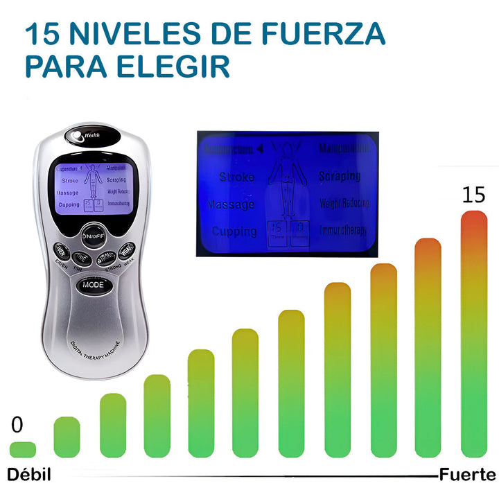 Maquina De Terapia Digital Electro estimulador Masajeador corporal JPVI-04