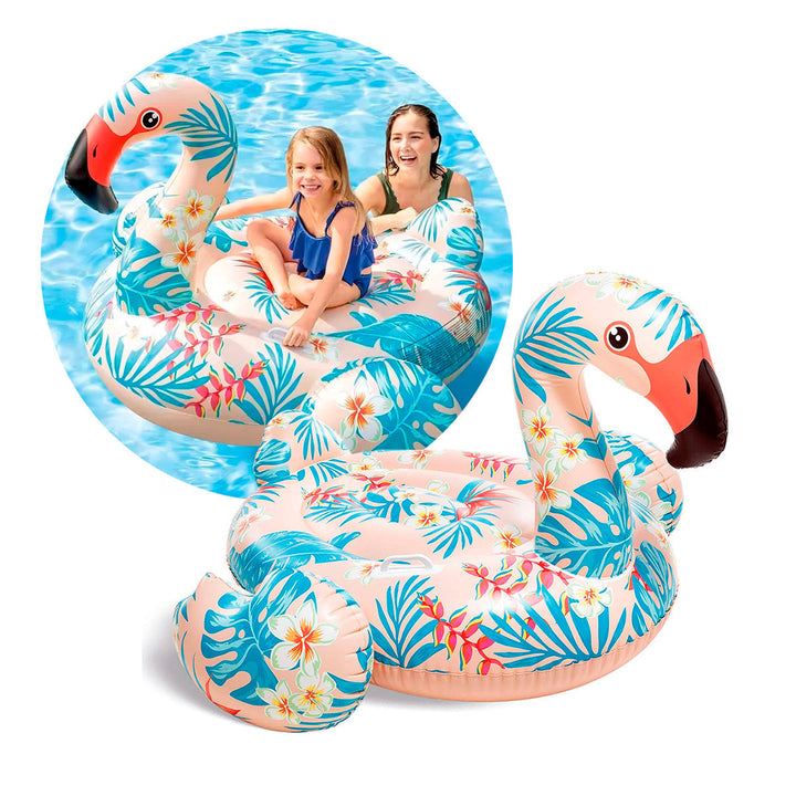 Flotador Flamenco Tropical Inflable Salvavidas Piscina Pool 57559NP