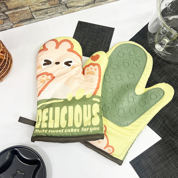 Guantes Para Hornear De Silicona Cocina 21H0131