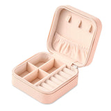 Mini joyero Portátil Caja Organizador De Joyas Anillos OHAYO-0976