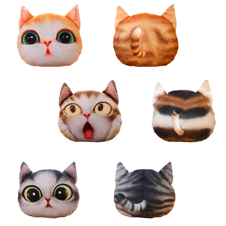 Cojín De Gatos 3D X3 Decoración Almohada FDCG3D