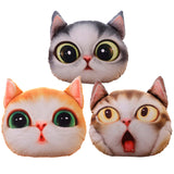 Cojín De Gatos 3D X3 Decoración Almohada FDCG3D