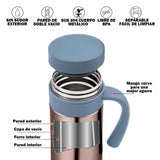 Termo Mug Acero Inoxidable 400ml Café Infusión Té XG-7682