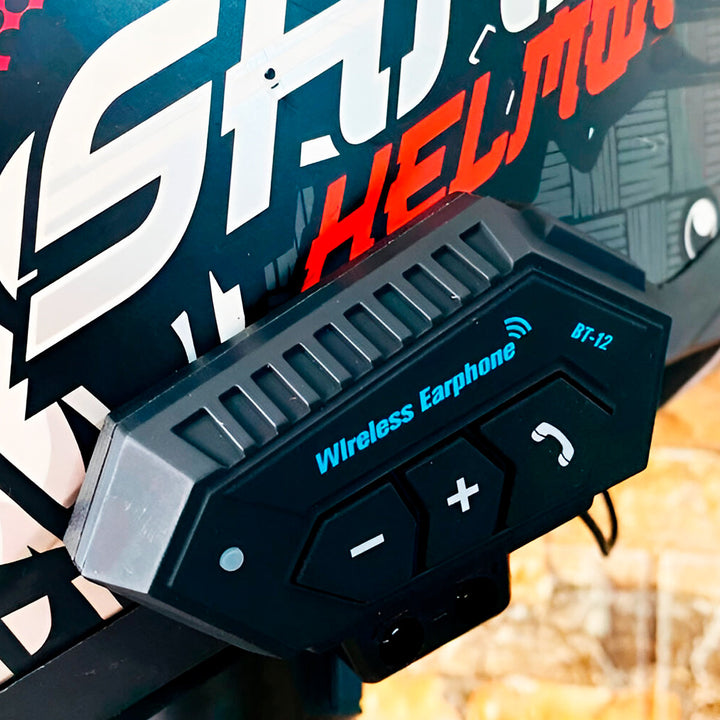 Intercomunicador Casco Moto Bluetooth Auricular Llamadas BT-12