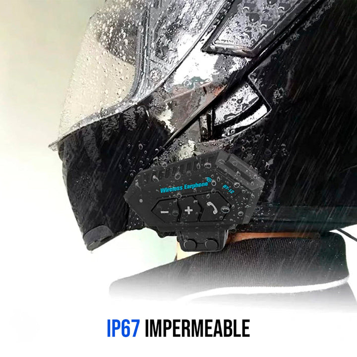 Intercomunicador Casco Moto Bluetooth Auricular Llamadas BT-12