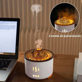 Humidificador Volcán 3D Difusor De Aroma LED KP-6501