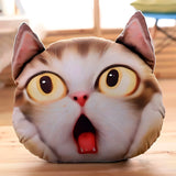 Cojín De Gatos 3D X3 Decoración Almohada FDCG3D