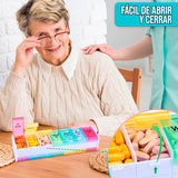 Pastillero Semanal Organizador Pastillas dispensador medicamentos PSO01