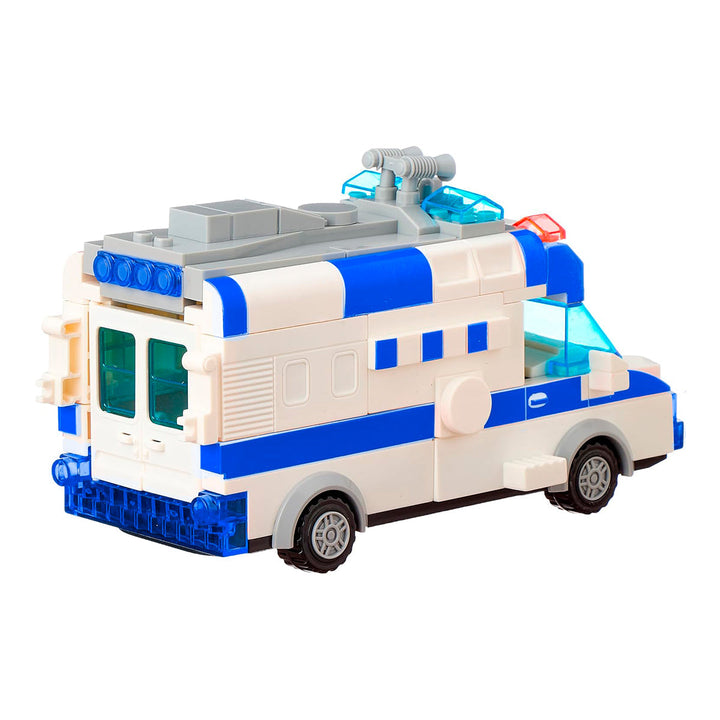 Camión Policía Ambulancia Bloques De Construcción 89-166B
