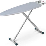Mesa plegable para planchar de metal con soporte para plancha