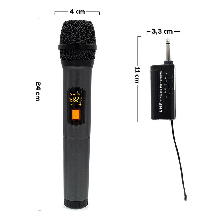 Micrófono Inalámbrico Profesional Calidad de Sonido Hi-Fi DX-U110