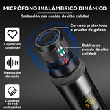 Micrófonos Inalámbricos Recargables Profesionales Calidad de Sonido Hi-Fi DX-U802