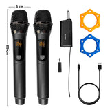 Micrófonos Inalámbricos Recargables Profesionales Calidad de Sonido Hi-Fi DX-U802