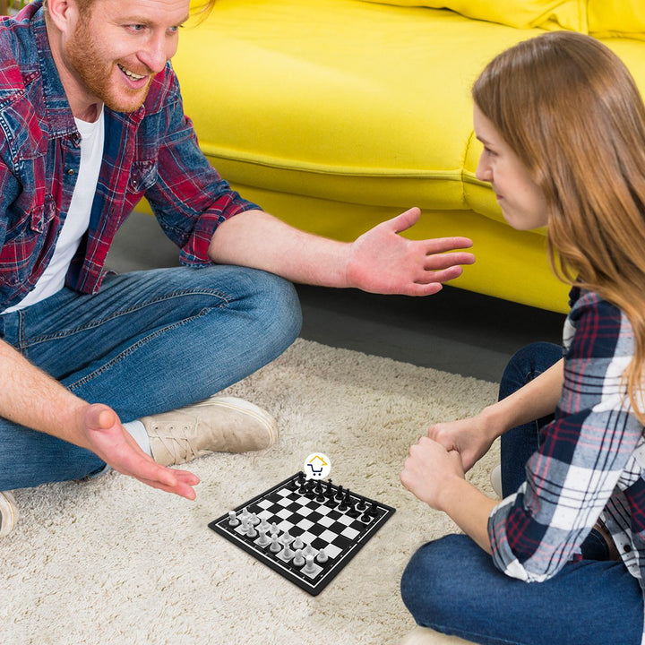 Mini Ajedrez Magnético Juego de Mesa Portable HQ688