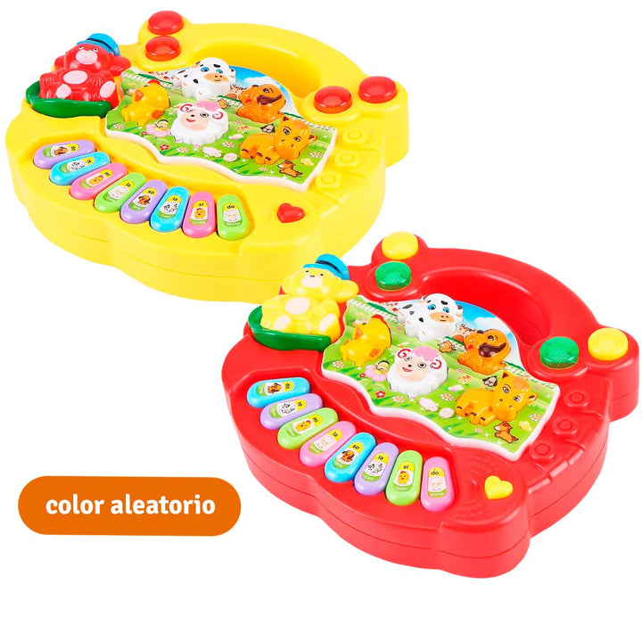 Mini Piano Didáctico Animales Granja Musicales Juguete Infantil MG16464