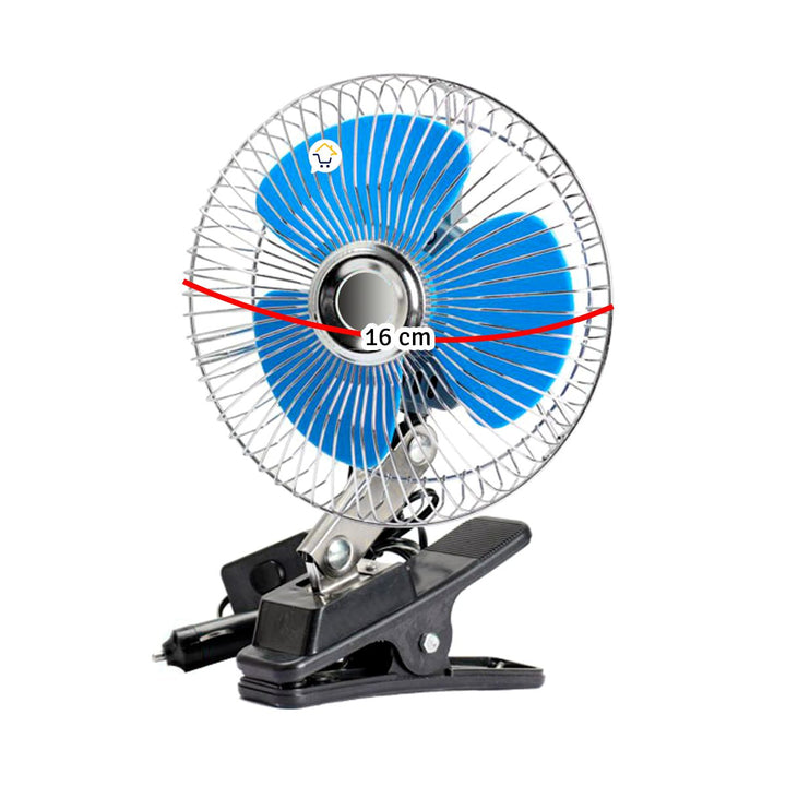 Mini Ventilador Giratorio Para Carro 12 V Abanico Portátil MV12V
