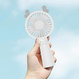 Mini Ventilador Recargable Portátil De Mano y Mesa CS1061