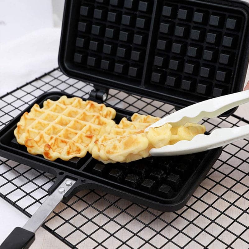 Molde Antiadherente Doble Para Hacer Waffles