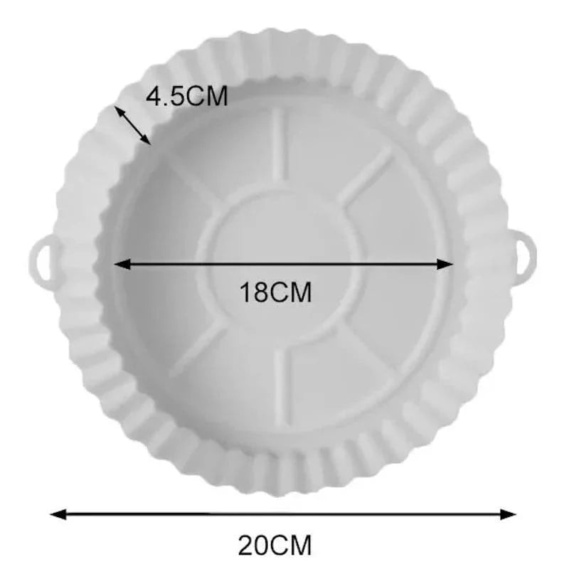 Molde air fryer en silicona