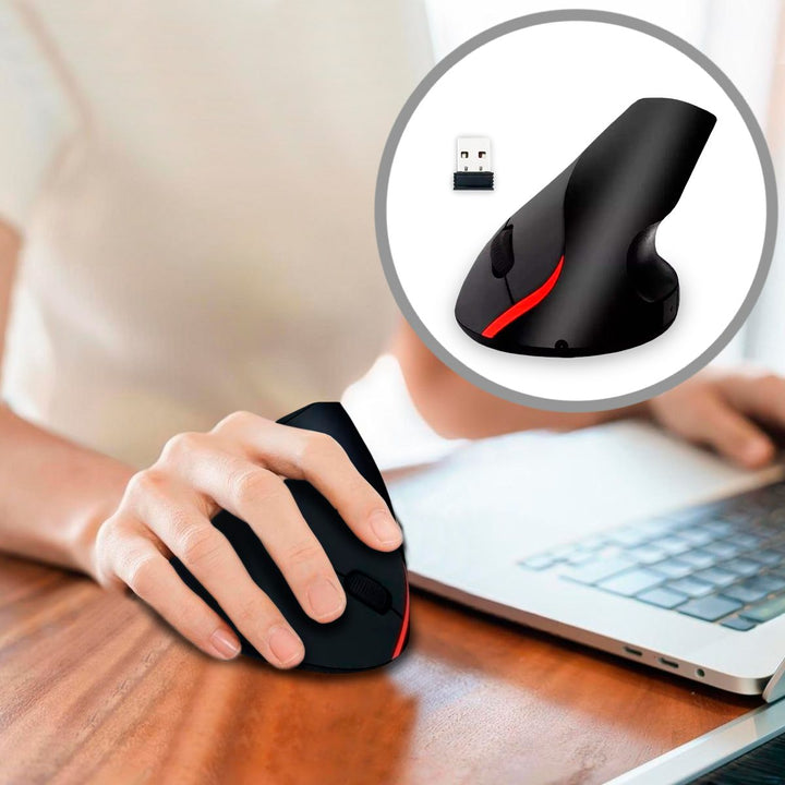 Mouse Ergonómico Vertical Inalámbrico Recargable 5 botones M89