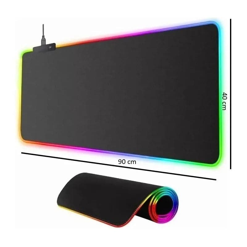 Mousepad Gamer Con Luces Led 90 cm X 40 cm FGD-01