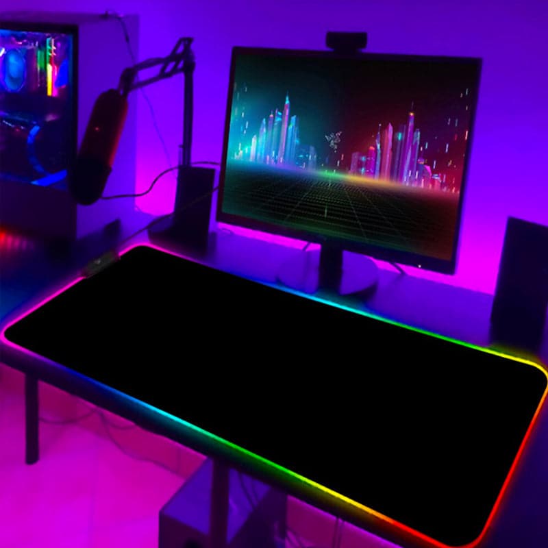 Mousepad Gamer Con Luces Led 90 cm X 40 cm FGD-01