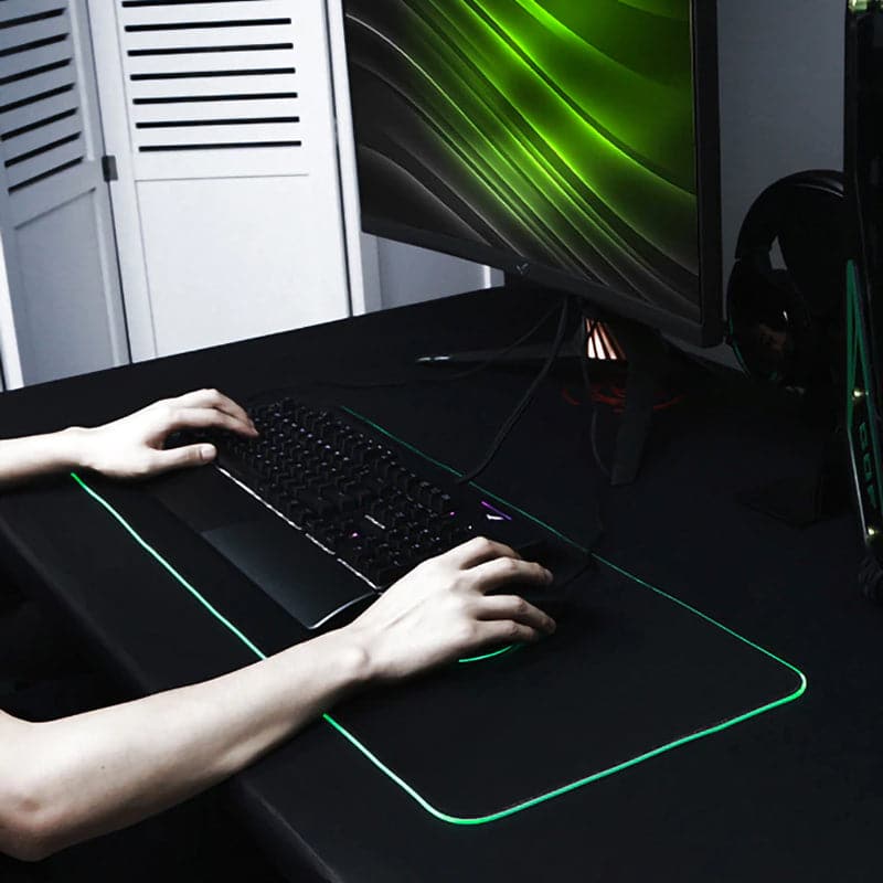 Mousepad Gamer Con Luces Led 90 cm X 40 cm FGD-01