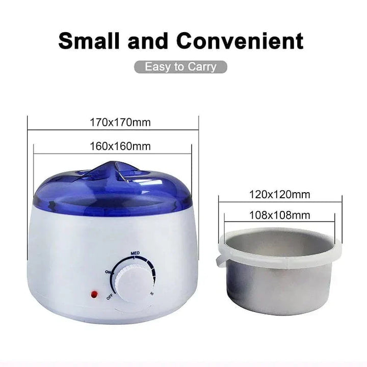 Olla de cera + cera depilatoria