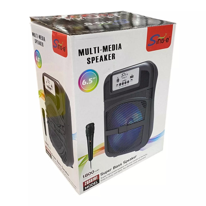 Parlante ZQS De 6.5" Y Retroiluminado ZQS6161