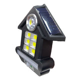 Lampara Solar Recargable Sensor de Movimiento Control Remoto 48 Watts