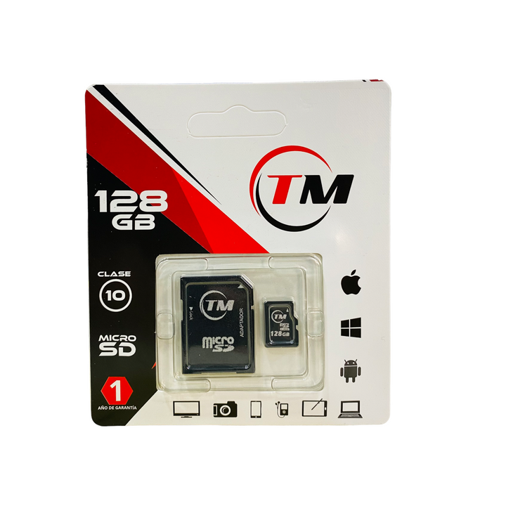 Memoria Micro SD 128 GB TM Clase 10