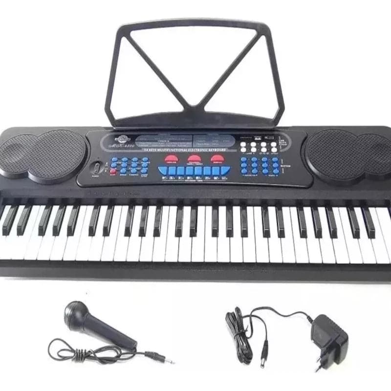 Piano de 54 teclas con micrófono y puerto usb