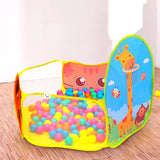 Piscina De Pelotas Infantil Plegable Corral Aro Baloncesto 666A