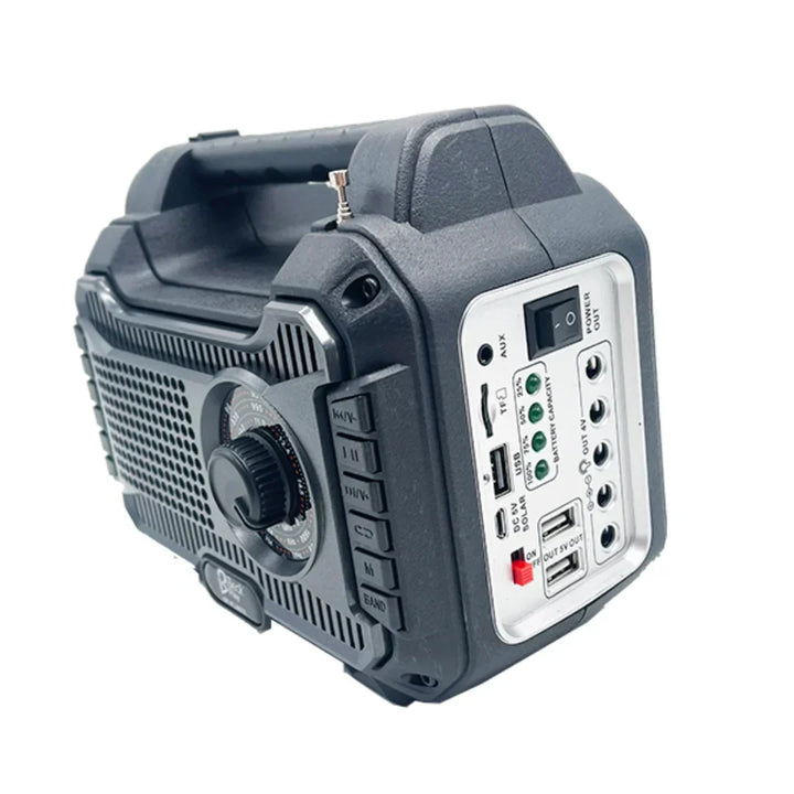 Planta Solar Con Radio Portátil Y Tres Bombillas BP-L131S