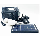 Planta Solar Con Radio Portátil Y Tres Bombillas BP-L131S
