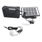 Planta Solar Con Radio Portátil Y Tres Bombillas BP-L131S