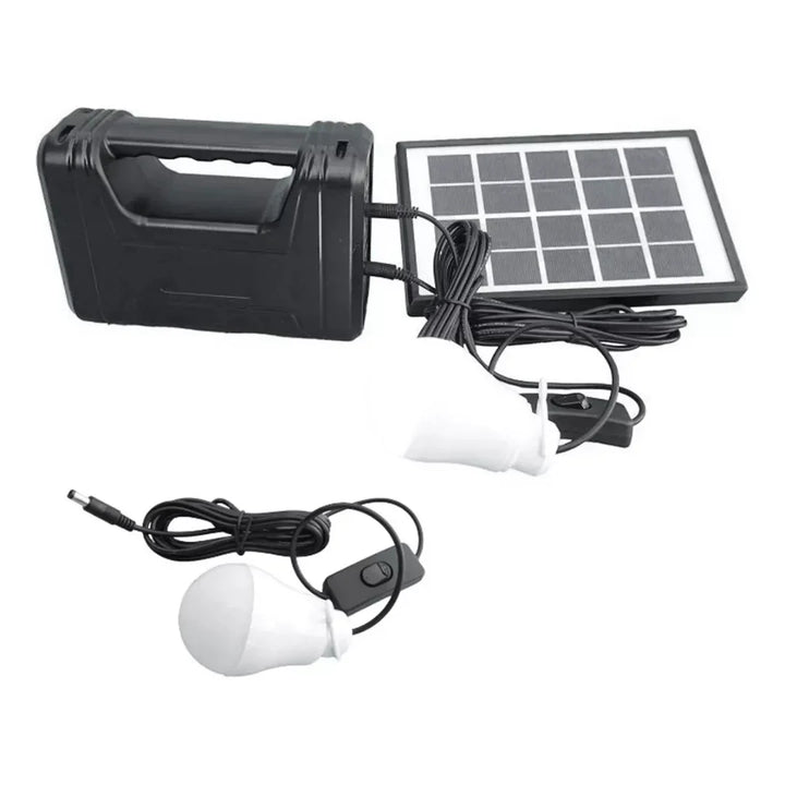 Planta Solar Con Radio Portátil Y Tres Bombillas BP-L131S