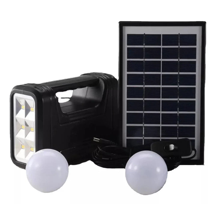 Planta Solar Con Radio Portátil Y Tres Bombillas BP-L131S