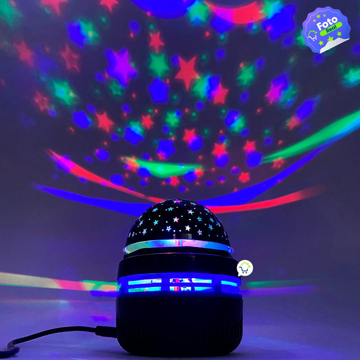 Proyector Estrellas Lámpara Giratoria Star Master Luz Led CENC-053